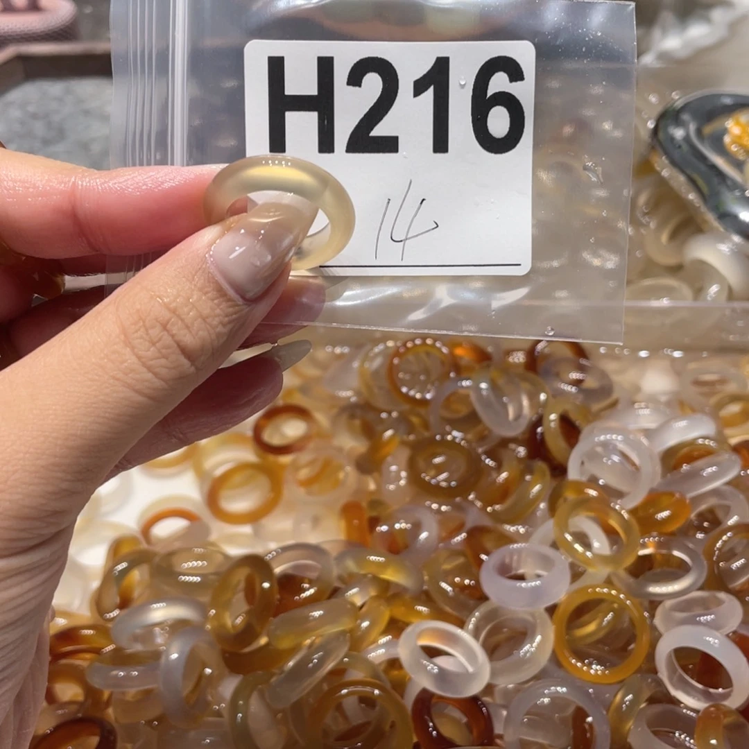 玛瑙/玉髓未镶嵌戒指216