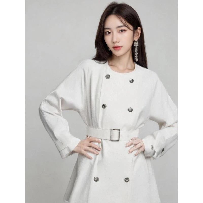 36909【祖系列】圆领牛仔风衣MZAQ59819