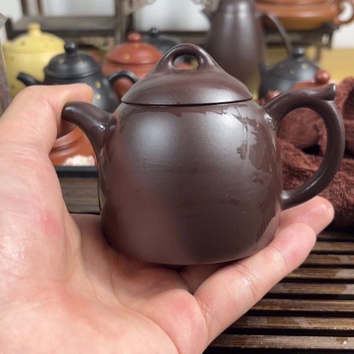 紫砂茶壶原矿紫砂半手工制作