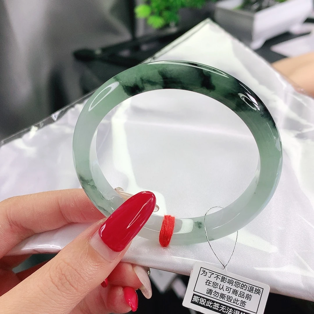未镶嵌手镯翡翠53圈