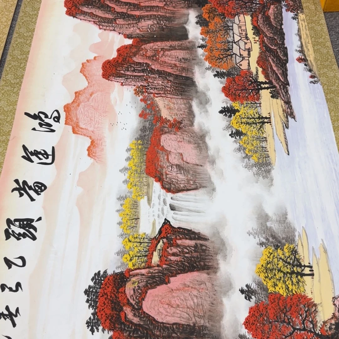 国画QC原创横山水作品！带证书！限购一单