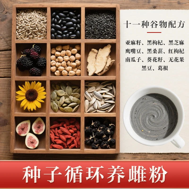 2-现磨【女性养雌粉】无花果亚麻籽酮酮粉/黄体酮/早餐/养雌