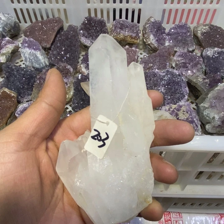 水晶水晶原石摆件未镶嵌