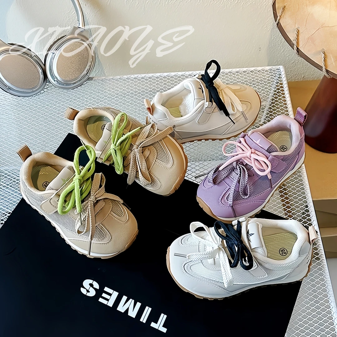 『交个朋友』2025春款学生时尚儿童机能鞋魔术贴升级防滑软底运动鞋