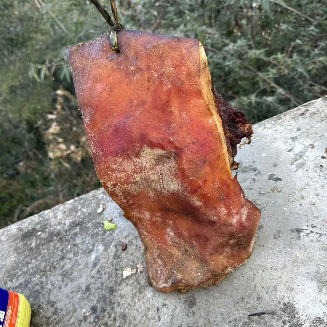 神农架高山柴火烟熏腊肉  倒冒子【阿凯甄选】