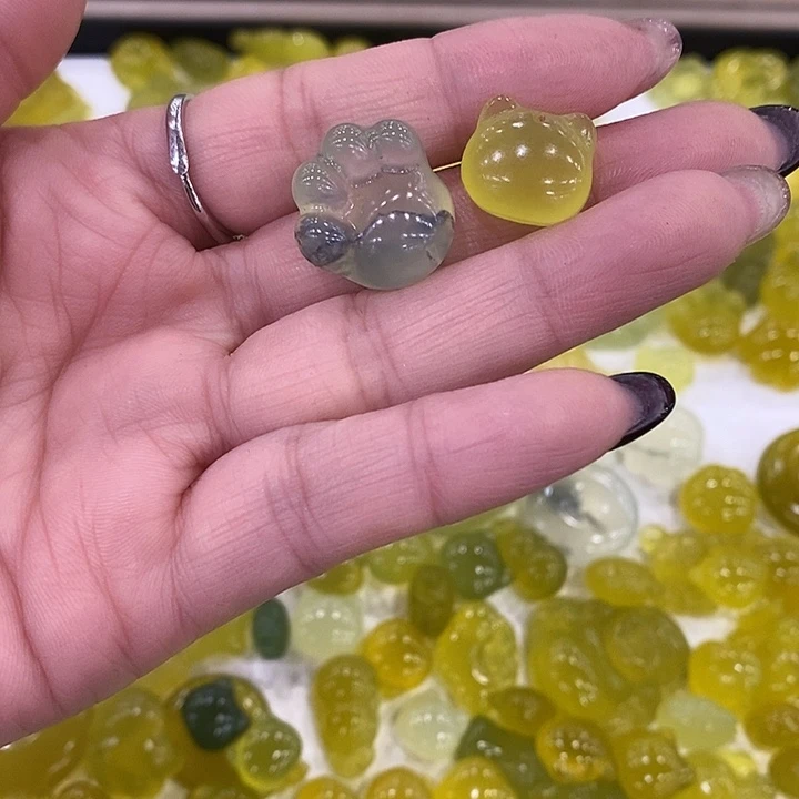蛇纹石玉合金手链