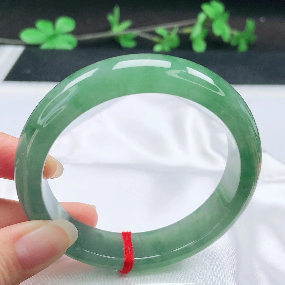 未镶嵌手镯翡翠60➕圈宽边