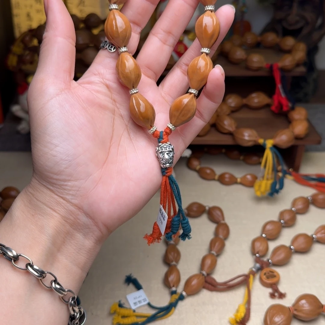 橄榄核手串随*15*23三面佛正宗梅林铁核