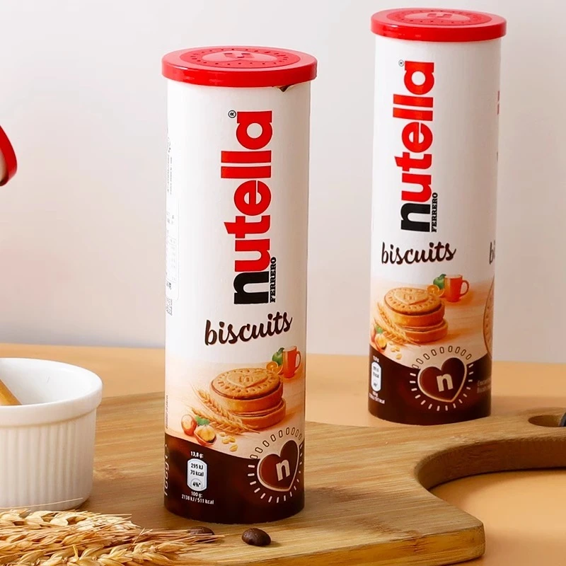 欧洲进口nutella费列罗爱心饼干能多益榛子酱巧克力夹心166g桶装