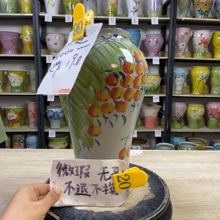 景德镇高温陶瓷花盆