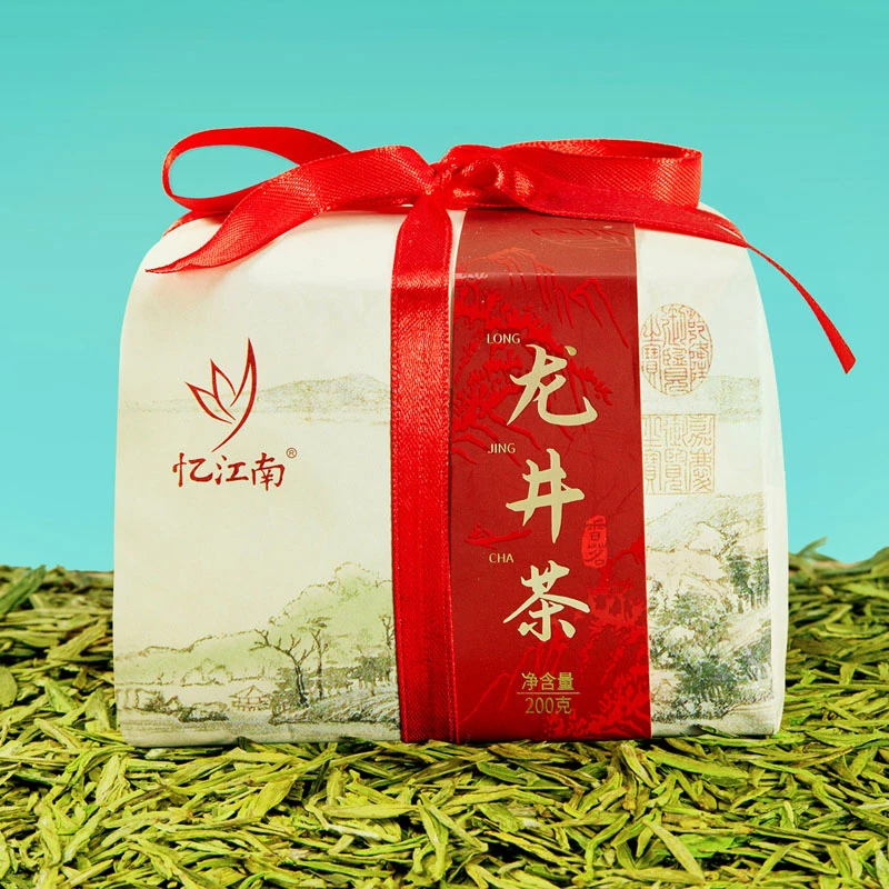 【忆江南】2025年生产明前特级精选杭州钱塘龙井茶绿茶茶叶官方200g