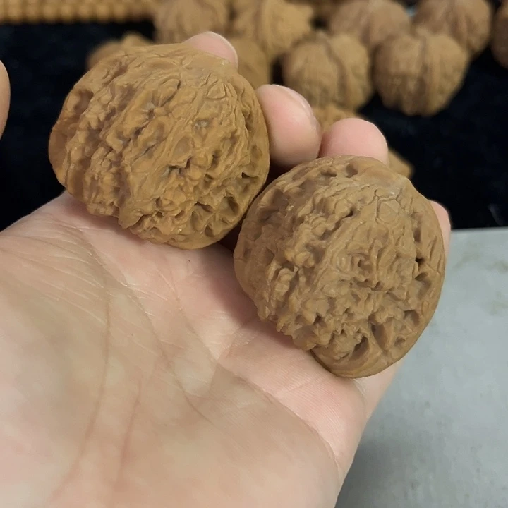 文玩核桃把件43左右南疆练手对，编号005