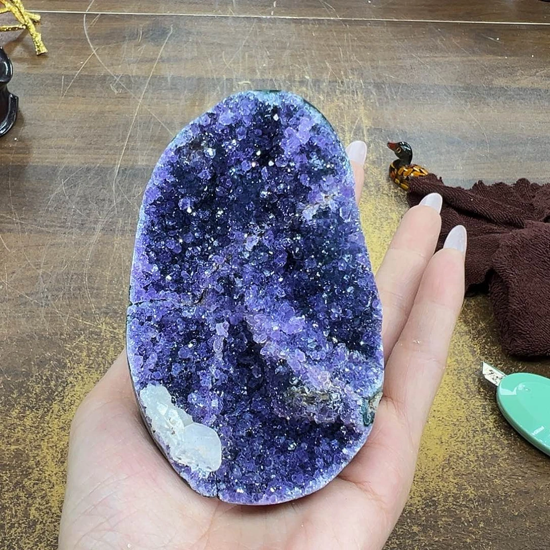 紫晶摆件未镶嵌晶体