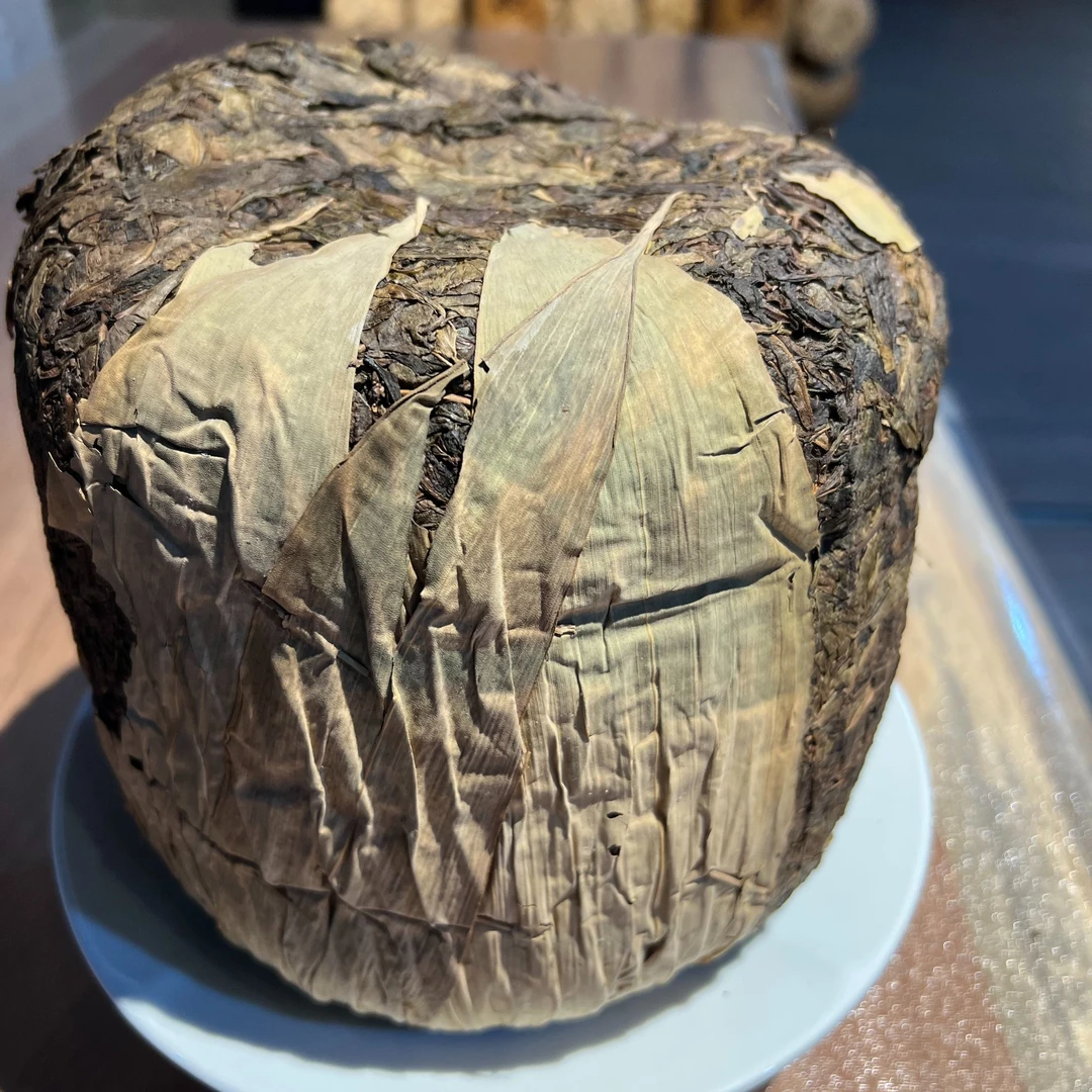 散茶【金瓜贡茶】安化黑茶 2018年高马荒野纯料 金瓜贡茶