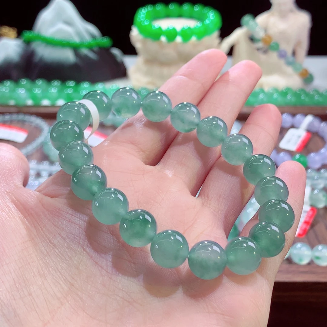 未镶嵌手链翡翠卡10mm