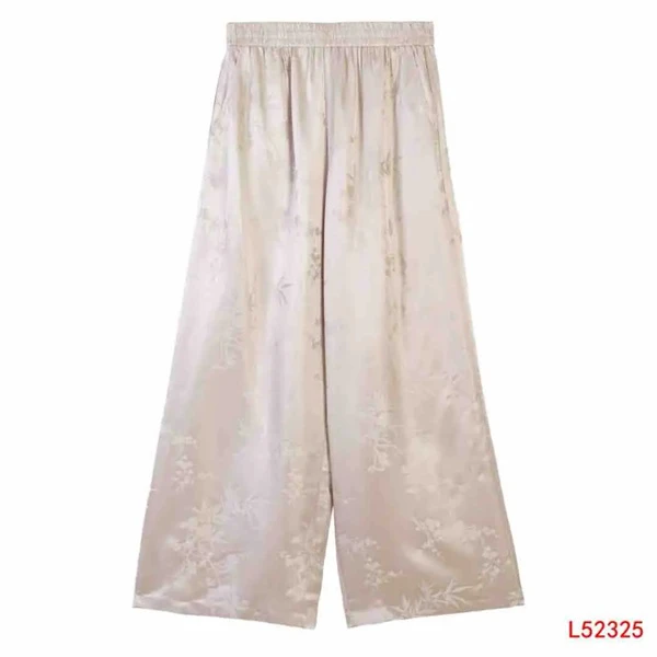 君  新中式风 100桑蚕丝   52325  【踏雪寻梅】裤子