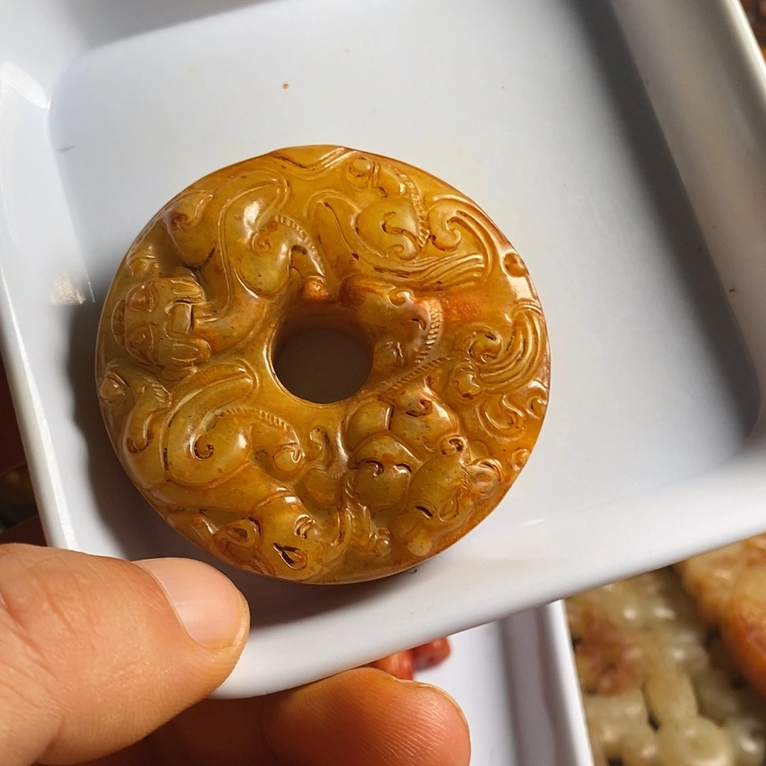 岫岩老玉（透闪石质玉）未镶嵌挂件
