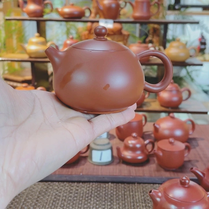 紫砂茶壶U*潮州手工文蛋壶