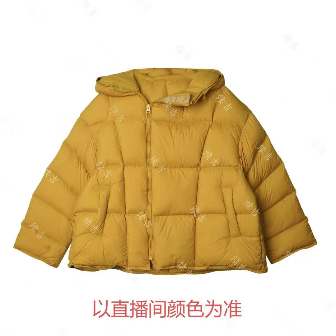 冬-续吉麻衣25-2867纯色长袖连帽保暖百搭休闲羽绒服