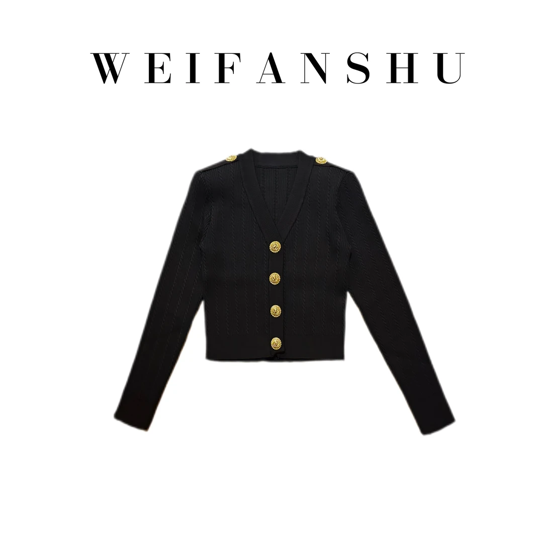 WEIFANSHU/魏凡舒【元气限定】早春新款小香风针织套装&背心&半裙