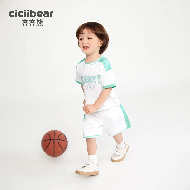 [运动速干]男童夏装套装儿童运动T恤宝宝Q101988