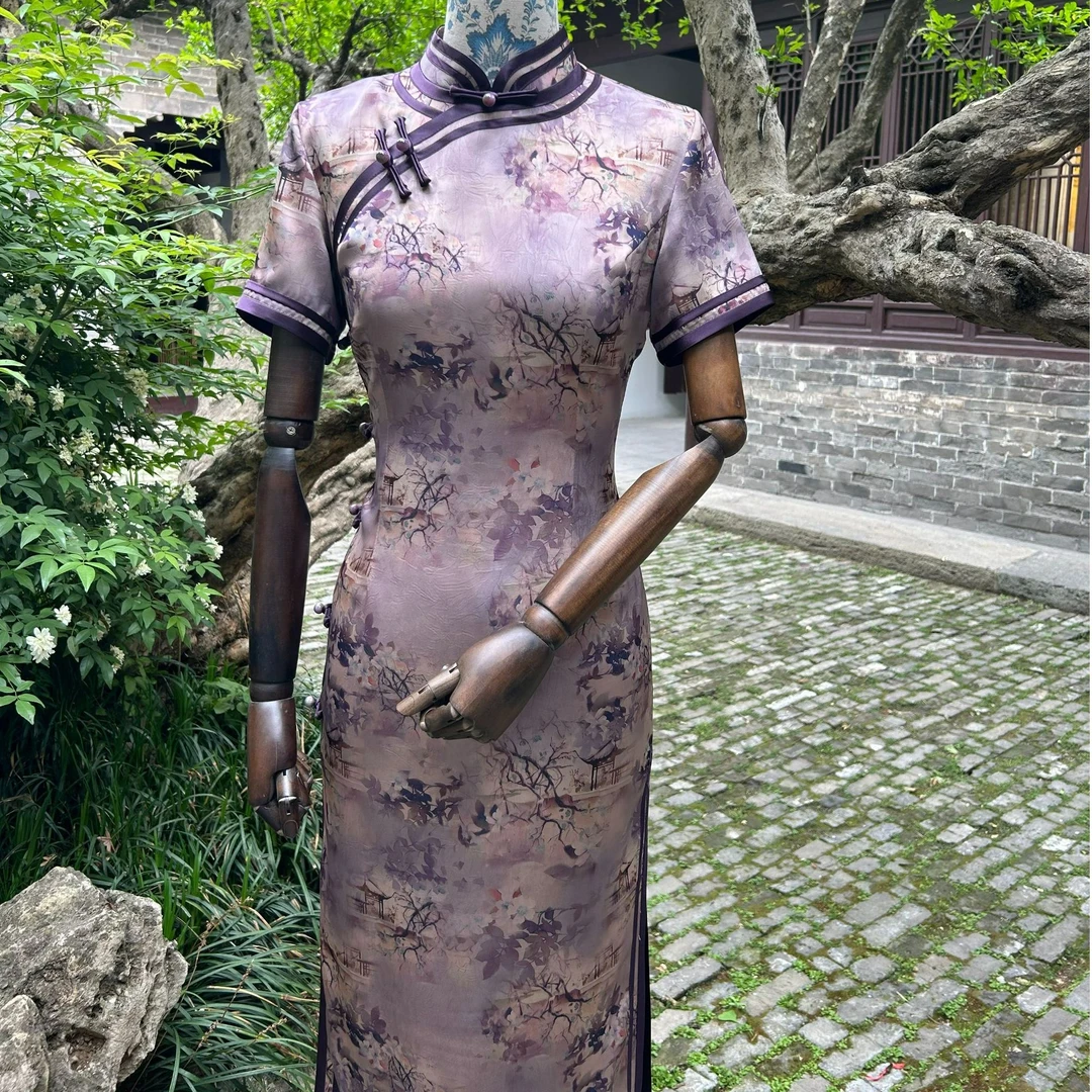 【满庭芳】2025年春季新款复古百搭优雅大方日常淑女旗袍气质ins