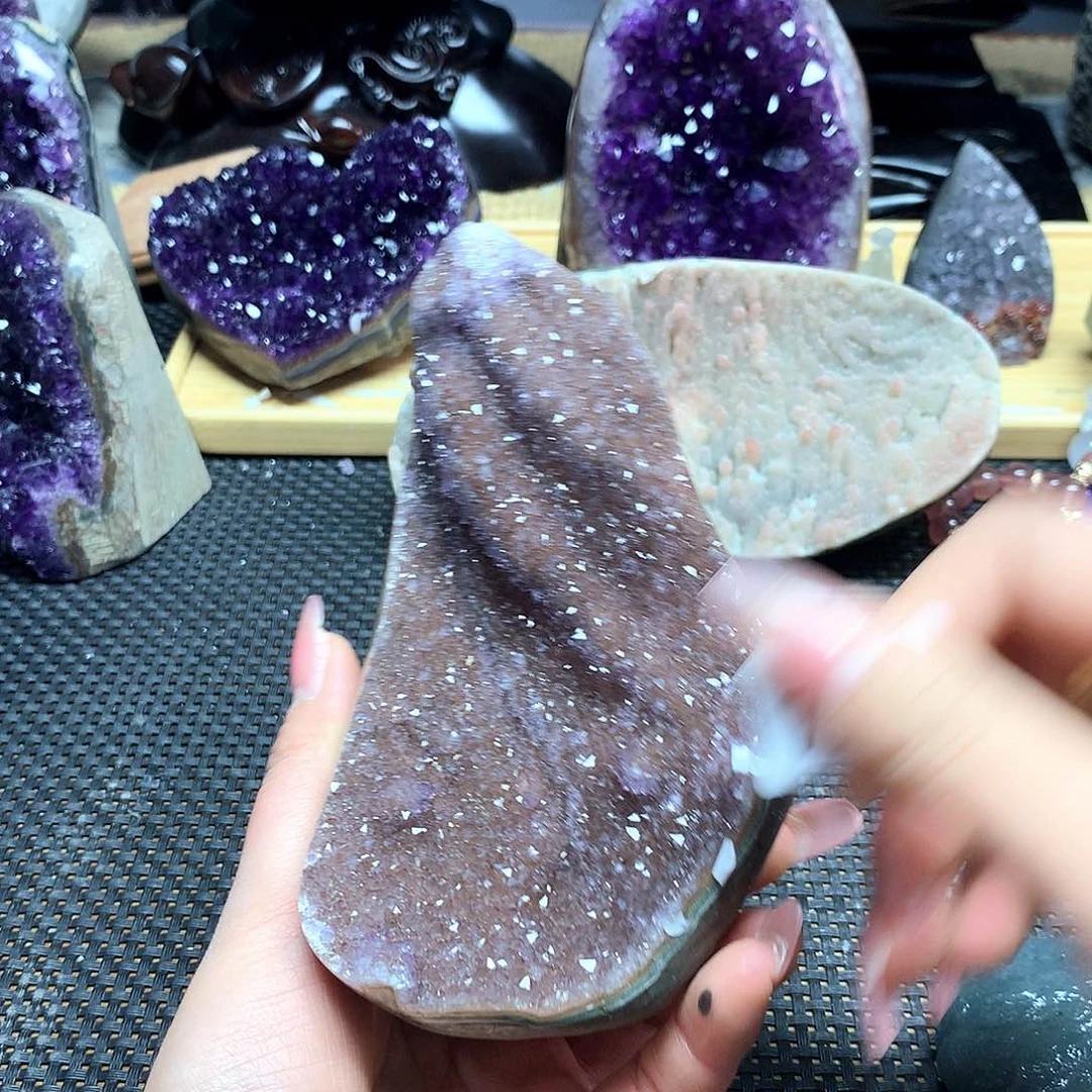 紫晶大型摆件（非配饰）未镶嵌