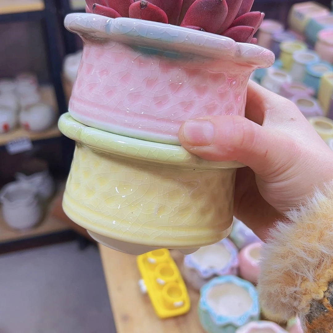 陶瓷花盆当场凑满12包邮