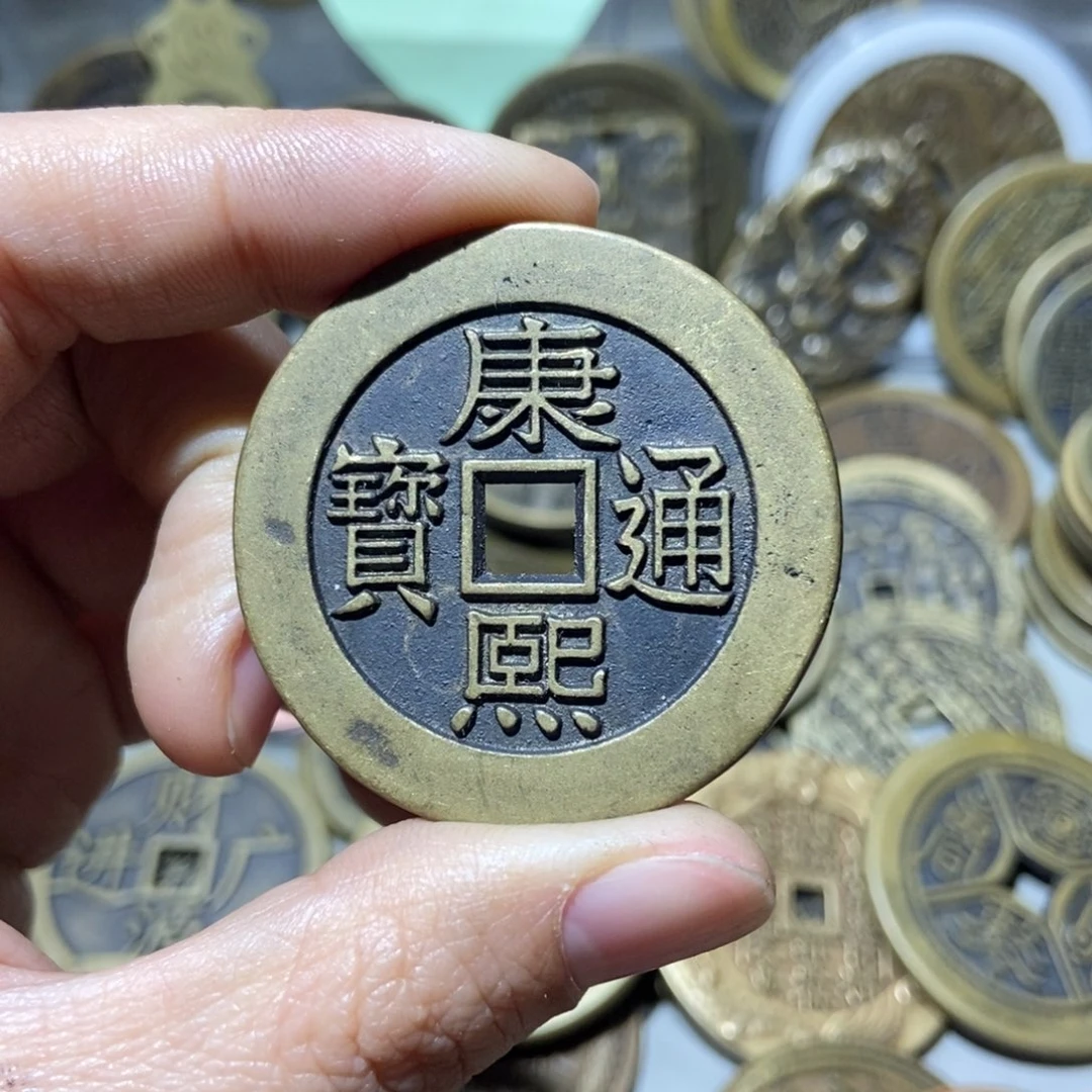 铜一物一拍手工翻砂币