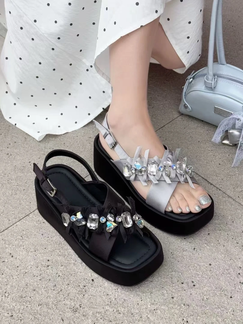 A8619仙女风凉鞋时尚休闲百搭女士夏季舒适新疆包邮