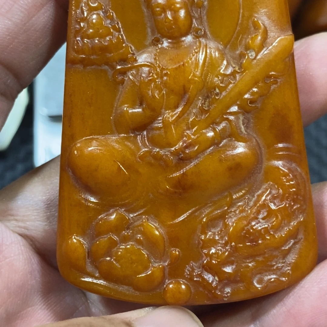 滴血莲花菩提吊坠