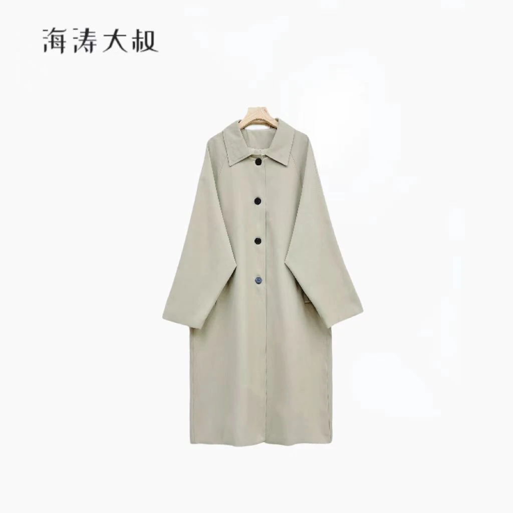 MOVNSENR「牛货赞爆」颜值高调在线力荐不挑身材长款风衣 PLF6010