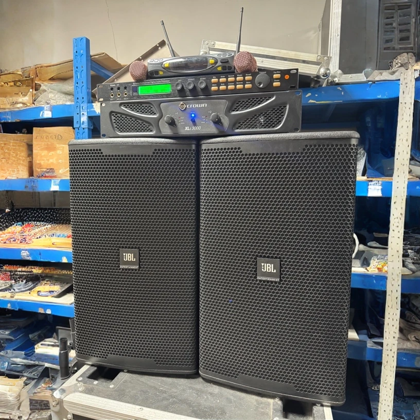 9新  【原装正品JBL】KP6012高端专业K歌音响5件套➕全新音创点歌机