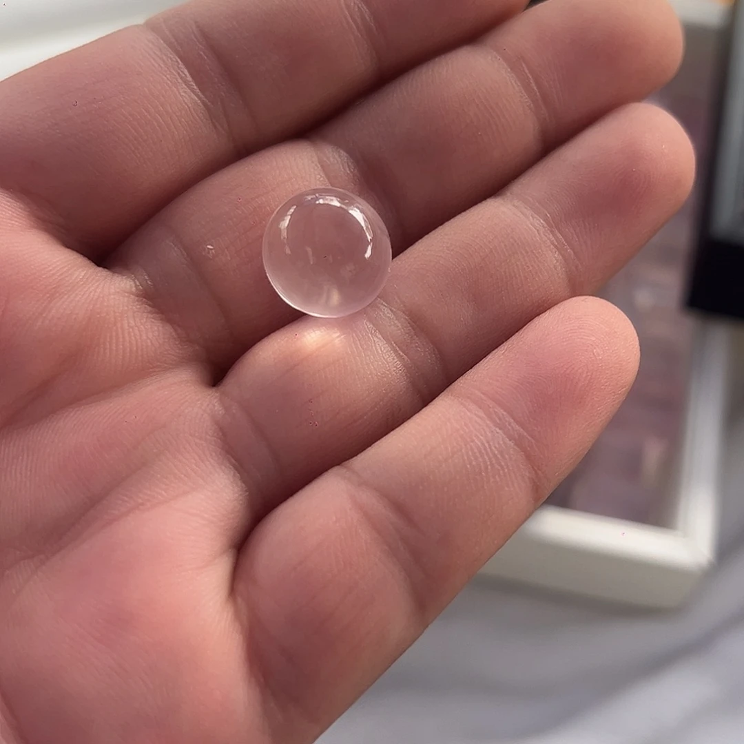 水晶珠宝半成品银S925镶嵌