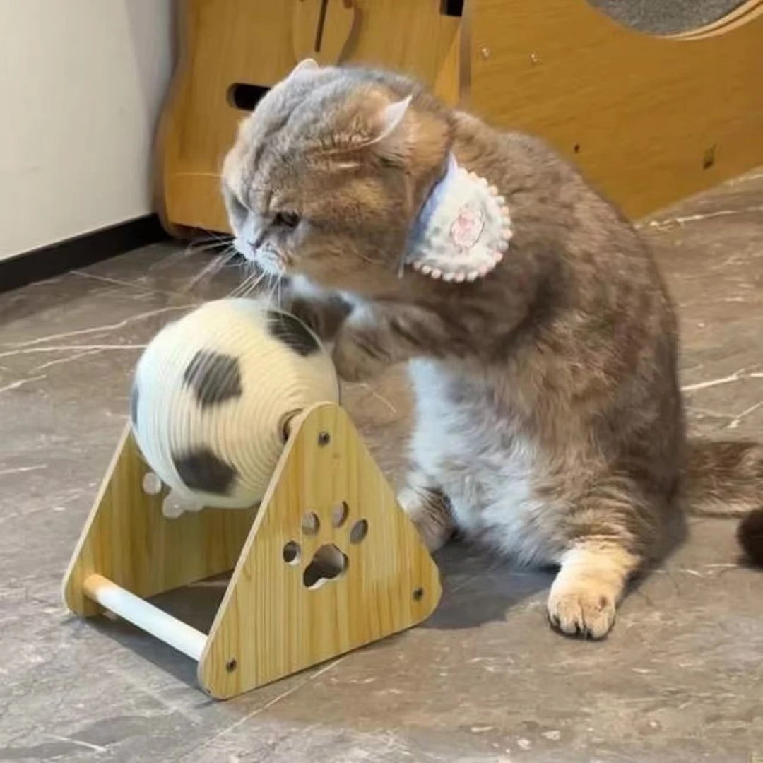 猫抓板立式猫抓球剑麻耐磨不掉屑大号磨爪器自嗨解闷猫玩具新款LW
