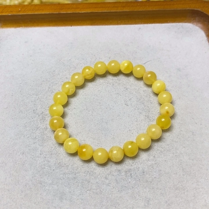 裸石蜜蜡未镶嵌手串
