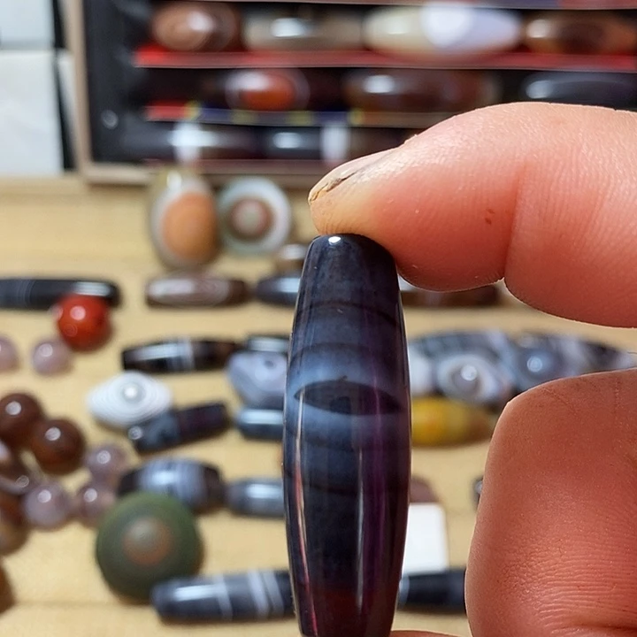 玛瑙/玉髓合金颈饰