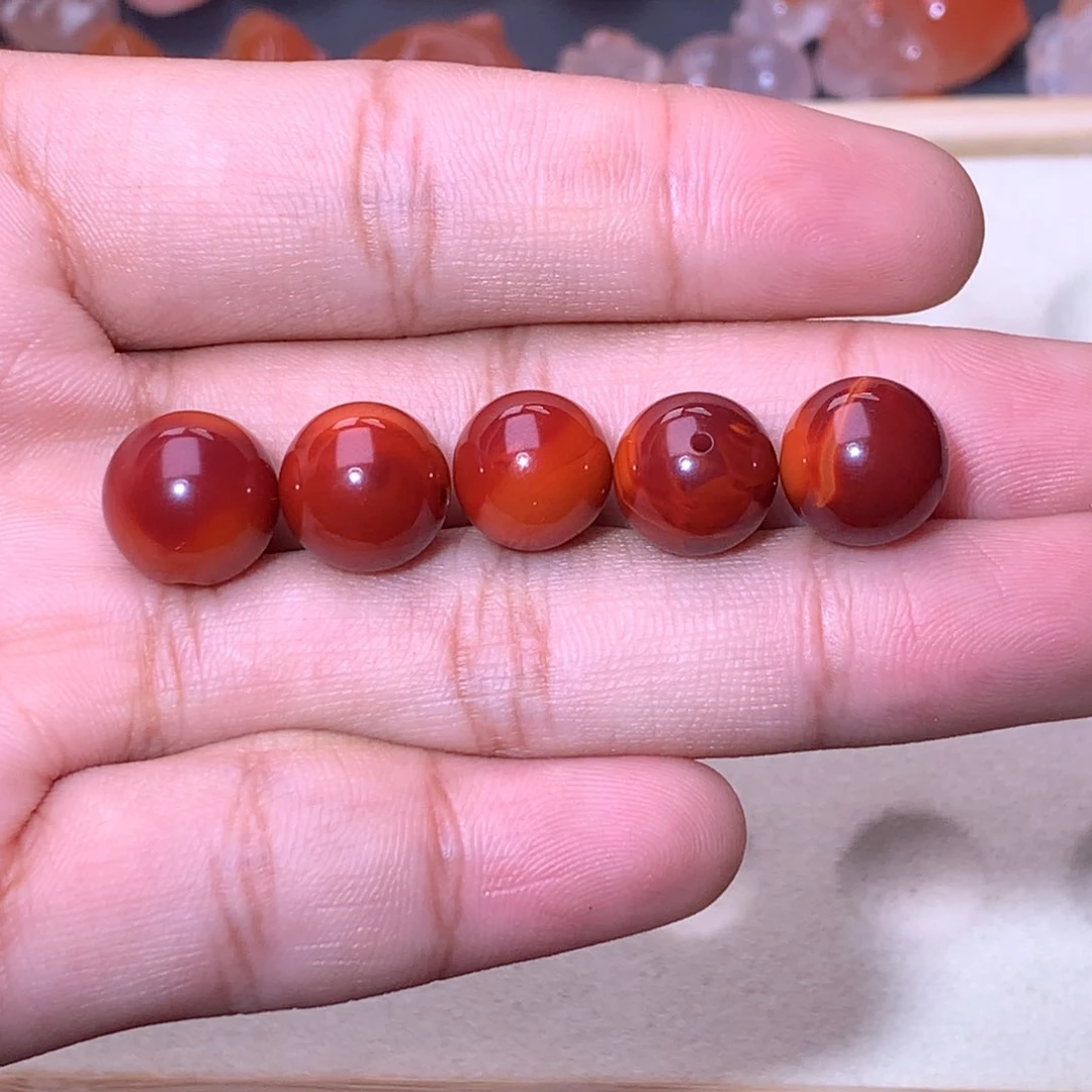 M***~南红玛瑙未镶嵌珠宝半成品6