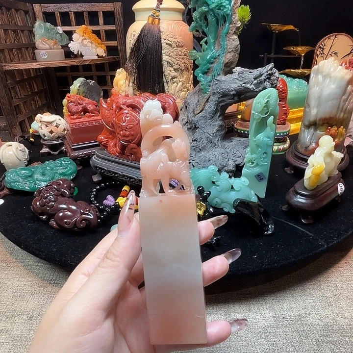 昌化石印石寿山石印章8