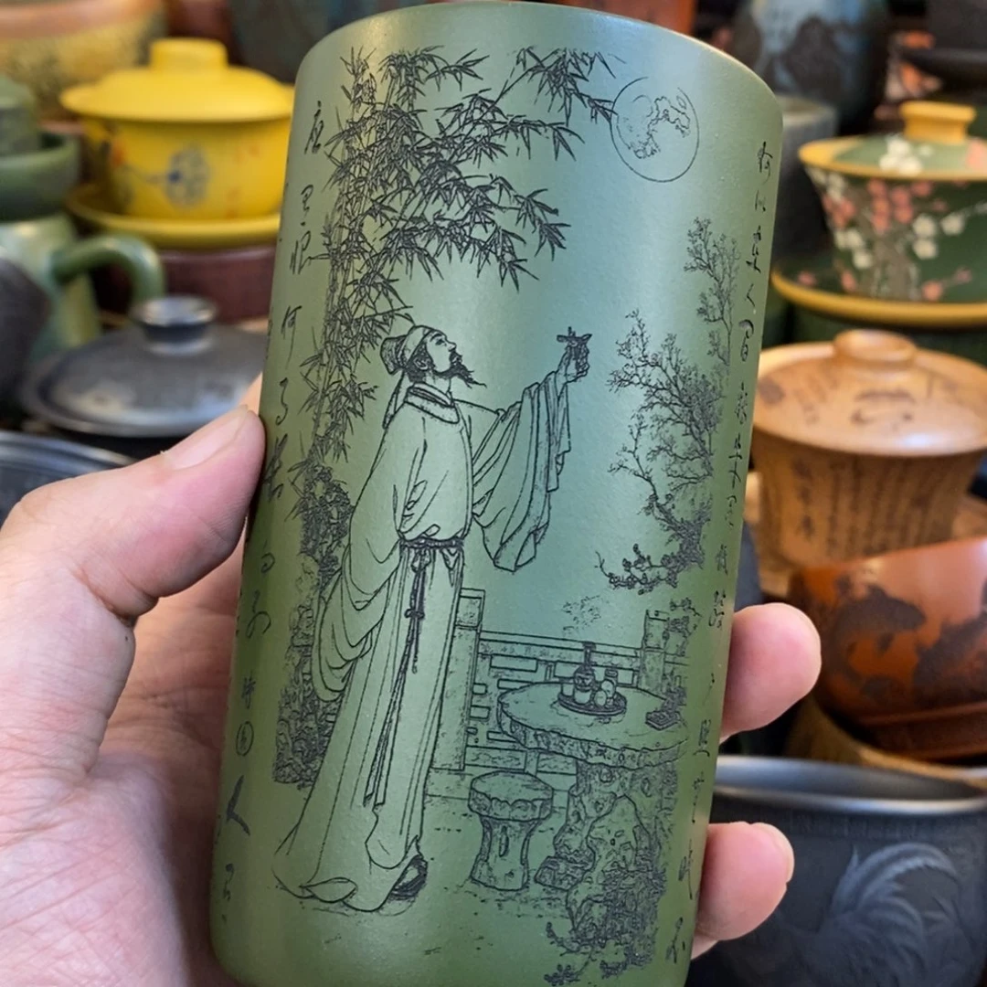 紫砂公道杯宜兴全手工紫砂杯