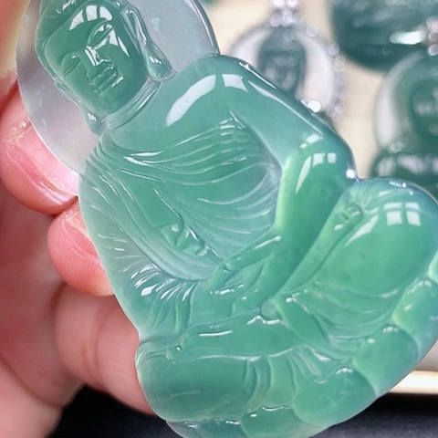 【闪购商品】翡翠未镶嵌吊坠(不含链)天然