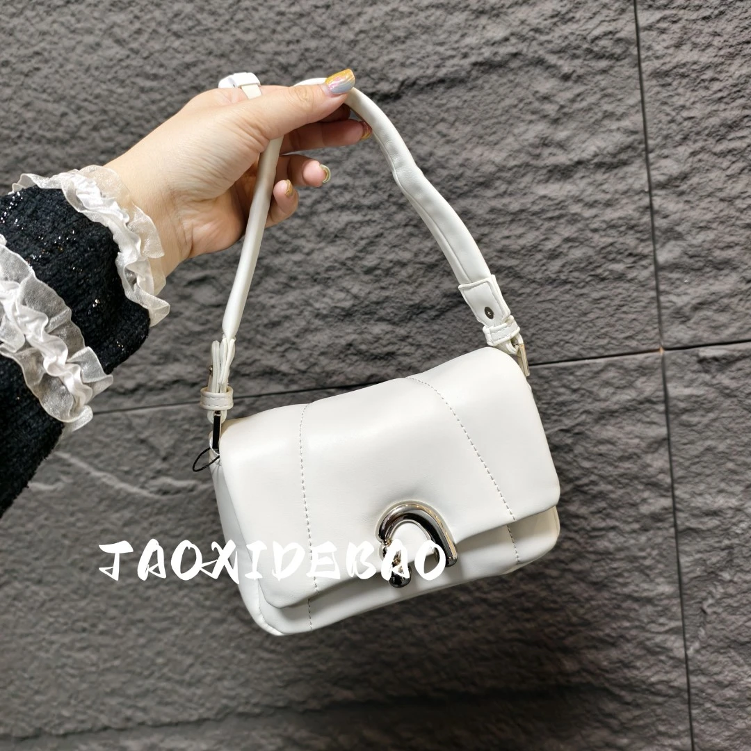 TAOXIDEBAO_  7365 白色 小众定制单肩斜跨包