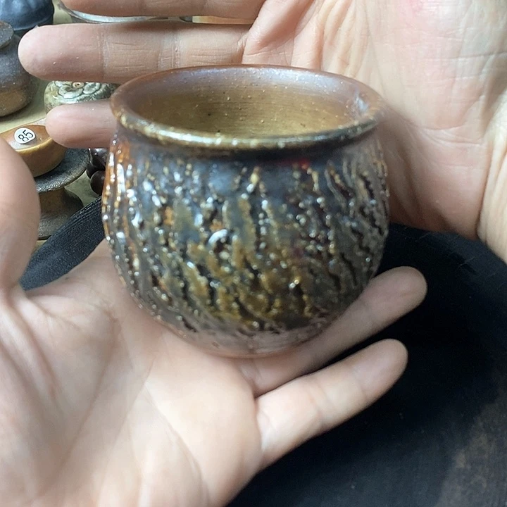 杯乐**乐手工粗陶、柴烧茶器