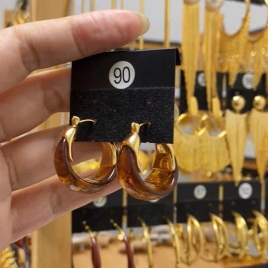 【闪购商品】铜合金合金琉璃新款咖色