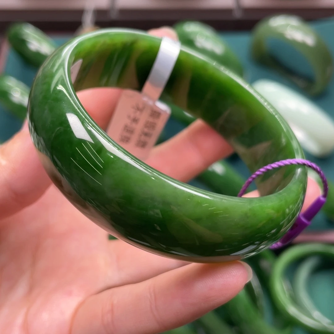 和田玉未镶嵌手镯5960