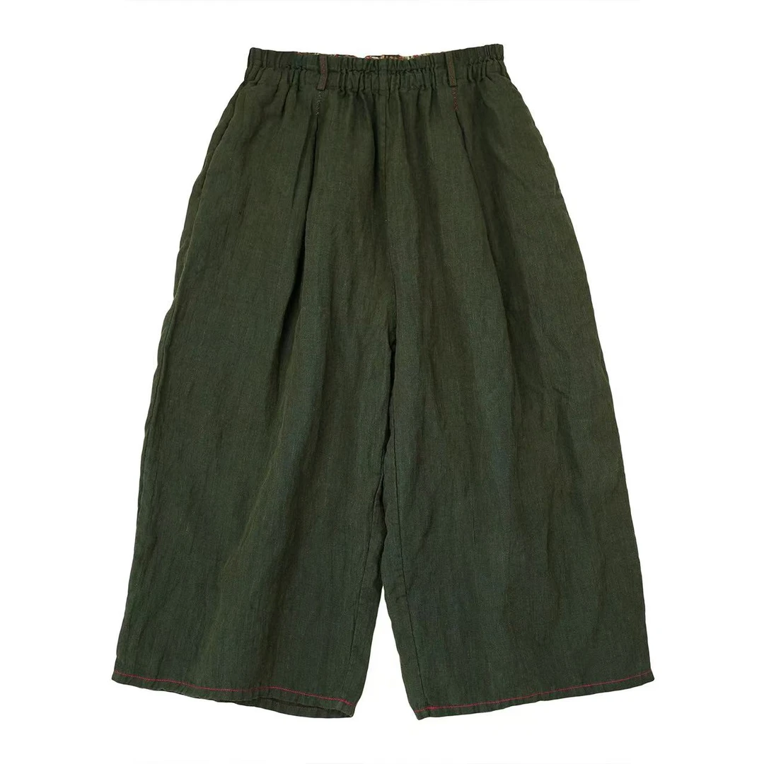 妝點家 云雾里  亚麻 裤子  Y25SS 5233