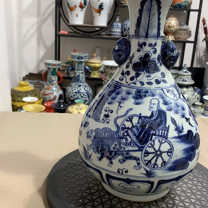 摆件博古架陶瓷摆件