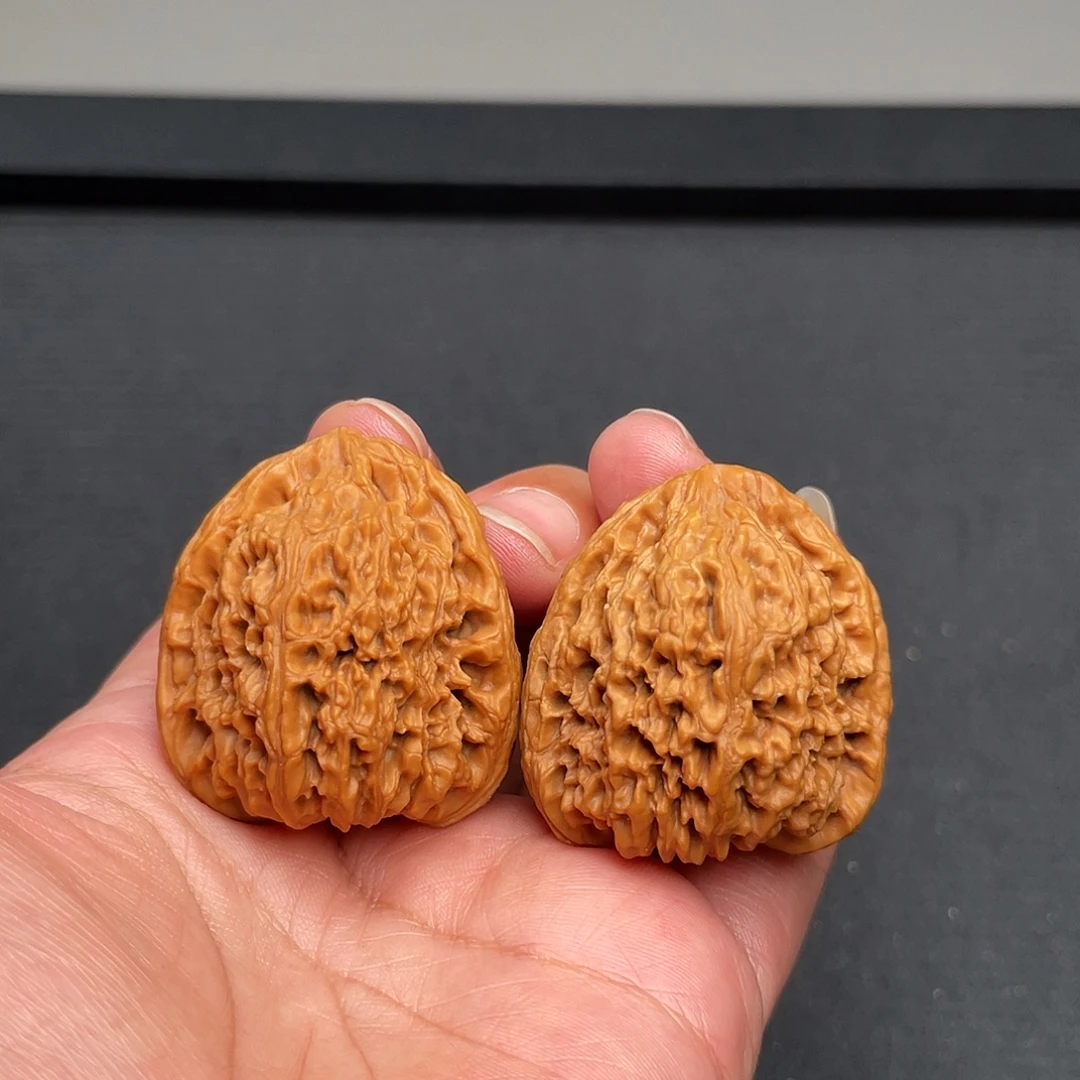把件猴头核桃35×35×38精修打底涿鹿老树南将石XM3177