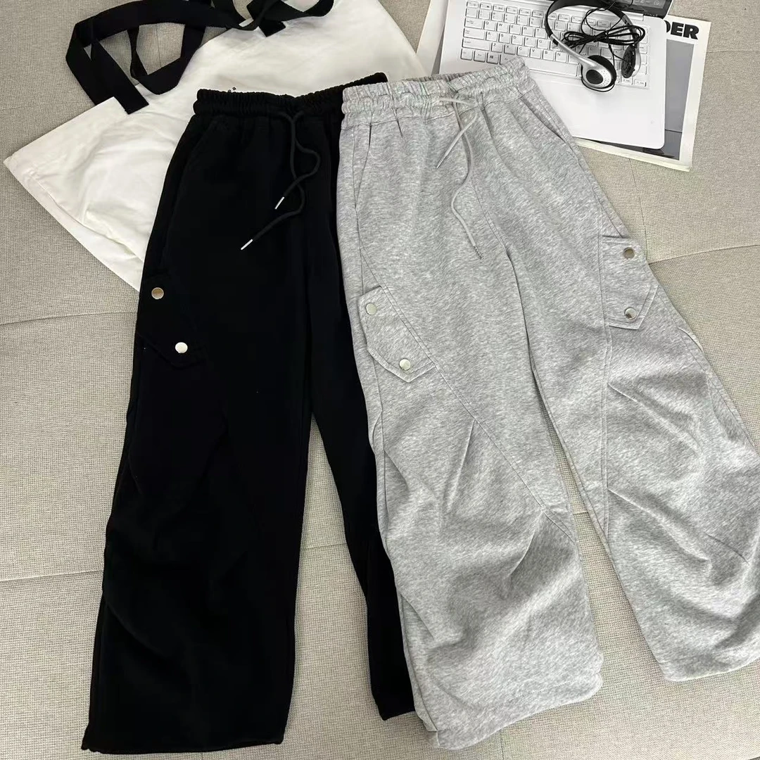 男童秋季新款运动长裤痞帅潮酷宽松休闲舒适百搭中大童直筒束脚