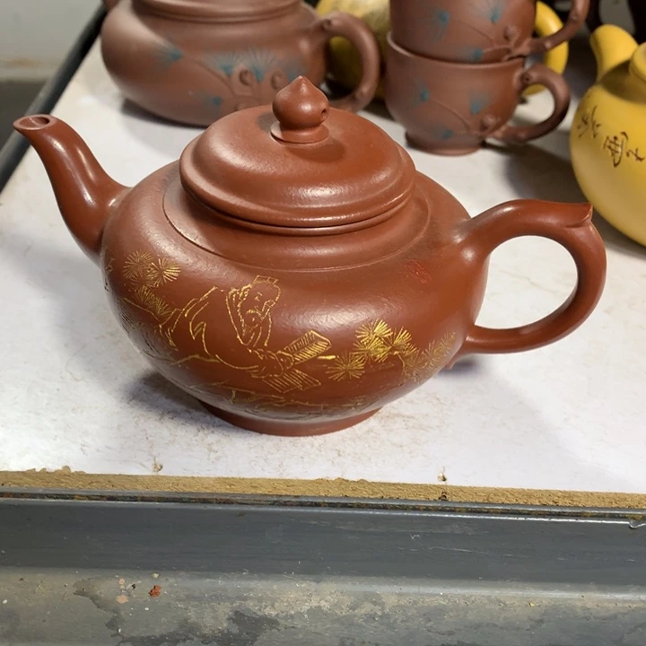 紫砂茶壶原矿手工304